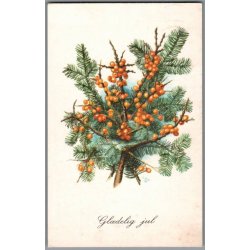 Illa - Gldelig Jul - Printed in Denmark 519/23 - Postkort - Brugt