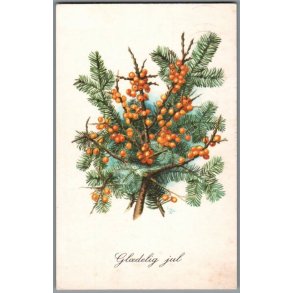 Illa - Gldelig Jul - Printed in Denmark 519/23 - Postkort - Brugt