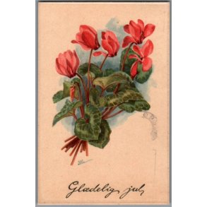 Illa - Gldelig Jul - Stender Eneret - Serie 463 - Postkort - Brugt - Blank forside !