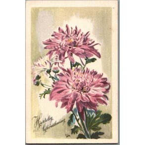 Illa - Hjertelig Lyknskning - Stender Serie 1400 - Brugt