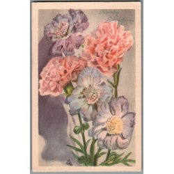 Illa - Hjertelig Lyknskning - Stender Serie 1400 - Brugt