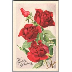 Illa - Hjertelig Lyknskning - Stender Serie 1500 - Brugt