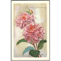 Illa - Hjertelig Lyknskning - Stender Serie 5001 - Brugt - Blank forside !