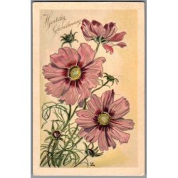 Illa - Hjertelig Lyknskning - Stender Serie 5001 - Brugt - Blank forside !