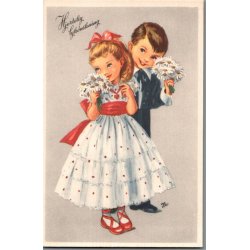 Illa - Hjertelig Lyknskning - Stender Serie 5048 - Ubrugt