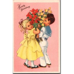 Illa - Hjertelig Lyknskning - Stender Serie 5048 - Ubrugt