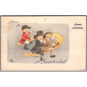 Illa - Hjertelig Lyknskning - Stender Serie 5031 - Brugt - Skrift p forside !