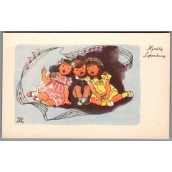 Illa - Hjertelig Lyknskning - Stender Serie 5031 - Ubrugt