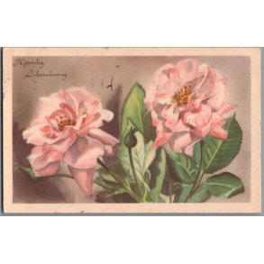 Illa - Hjertelig Lyknskning - Stender Serie 1400 - Brugt