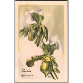 Illa - Hjertelig Lyknskning - Stender Serie 1500 - Ubrugt