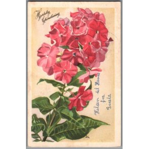 Illa - Hjertelig Lyknskning - Stender Serie 1400 - Brugt