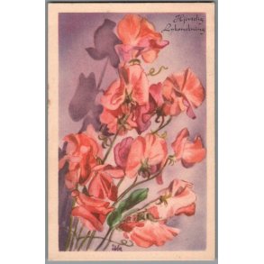 Illa - Hjertelig Lyknskning - Stender Serie 1400 - Brugt