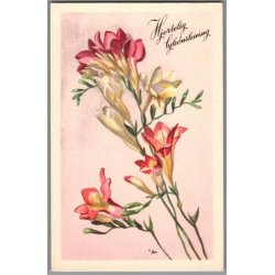 Illa - Hjertelig Lyknskning - Stender Serie 1400 - Brugt