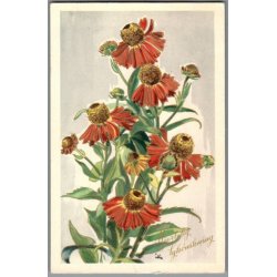  illa - Hjertelig Lyknskning - Stender Serie 5001 - Brugt - Blank forside !