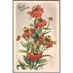 Illa - Hjertelig Lyknskning - Stender Serie 1400 - Brugt