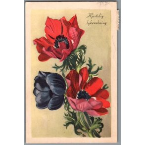 Illa - Hjertelig Lyknskning - Stender Serie 1500 - Brugt