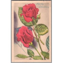 Illa - Hjertelig Lyknskning - Stender Serie 1400 - Brugt