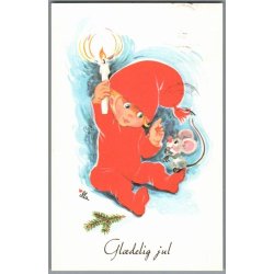 Illa - Gldelig Jul - Stender 151 d00 325 - Postkort - Brugt