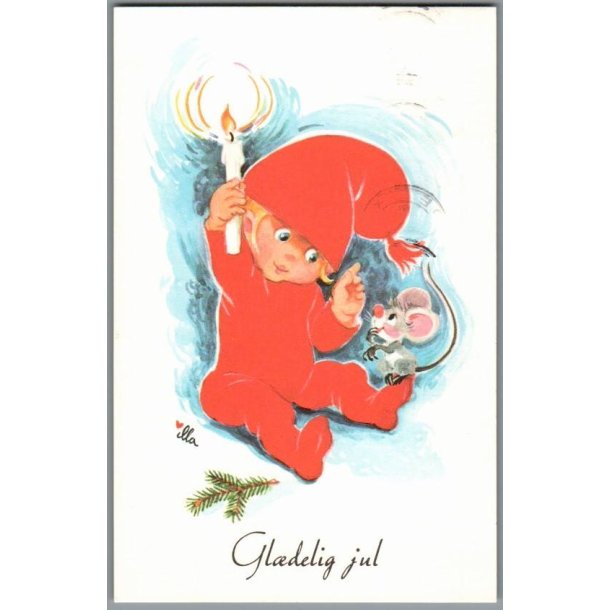 Illa - Gldelig Jul - Stender 151 d00 325 - Postkort - Brugt