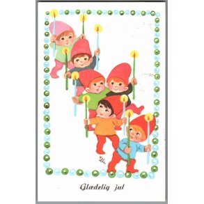 Illa - Gldelig Jul - Stender 151 d00 327 - Postkort - Brugt