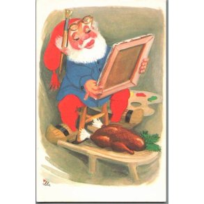 Illa - Gldelig Jul - Stender 151 d00 311 - Postkort - Brugt