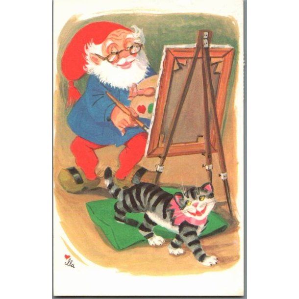 Illa - Gldelig Jul - Stender 151 d00 311 - Postkort - Brugt