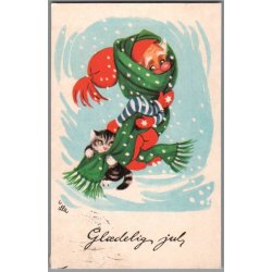 Illa - Gldelig Jul - 5109/131 - Postkort - Brugt