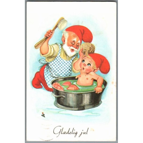 Illa - Gldelig Jul - Stender Eneret -  5109/147 - Postkort - Brugt