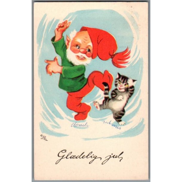 Illa - Gldelig Jul - Stender Eneret -  5109/131 - Postkort - Brugt