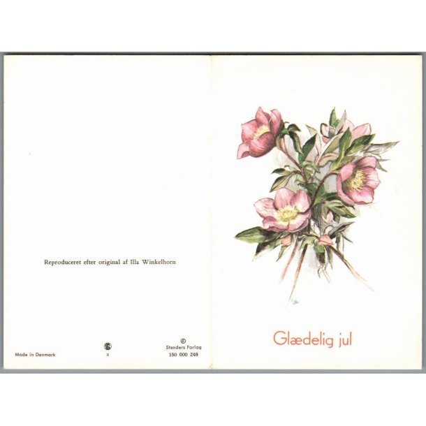 Illa - Gldelig Jul - Dobbeltkort - Stender 150 000 248