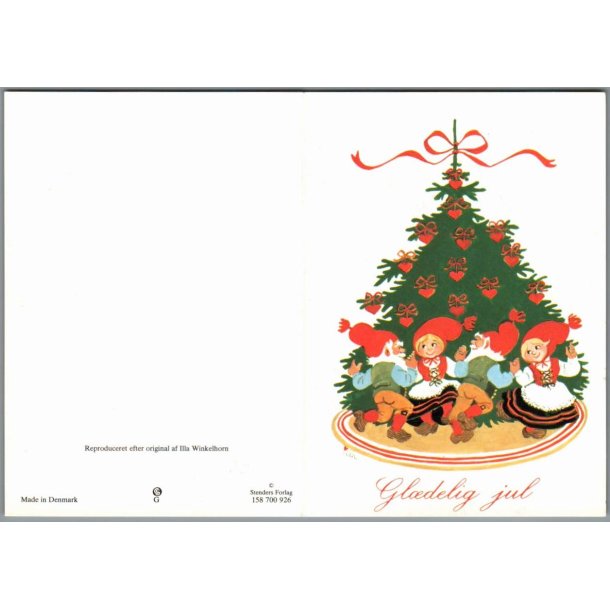 Illa - Gldelig Jul - Dobbeltkort - Stender 158 700 926
