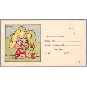 Ely Gross - Invitationskort - Foldeudkort - Fold !