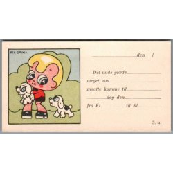 Ely Gross - Invitationskort - Foldeudkort