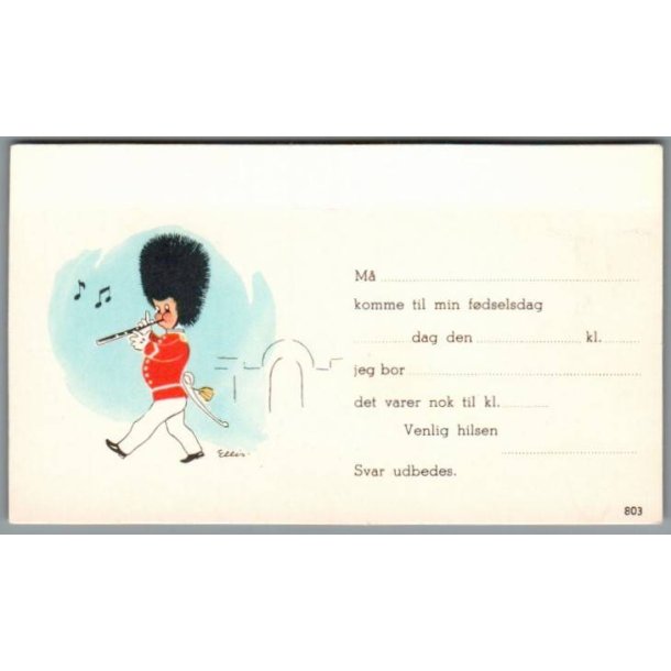 Ellis - Invitationskort - Foldeudkort