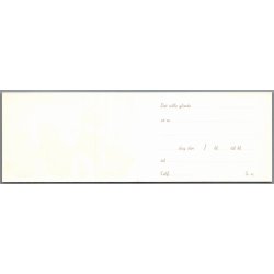 Invitationskort - Dobbeltkort