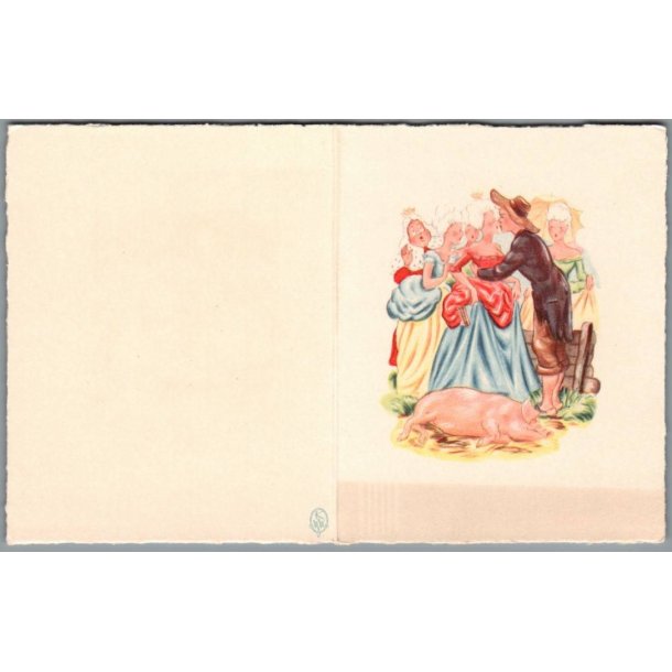 Invitationskort - Dobbeltkort - Svinedrengen