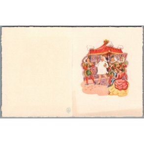 Invitationskort - Dobbeltkort - Kejserens Nye klder