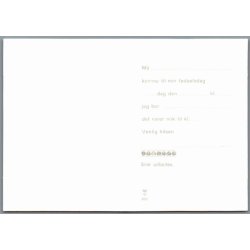 Invitationskort - Dobbeltkort