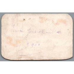 Takkekort ? - 1901 - Klippet !