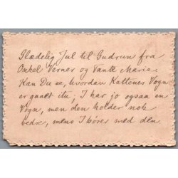 Lyknskningskort - Foldeudkort - Svagt hjrne !!