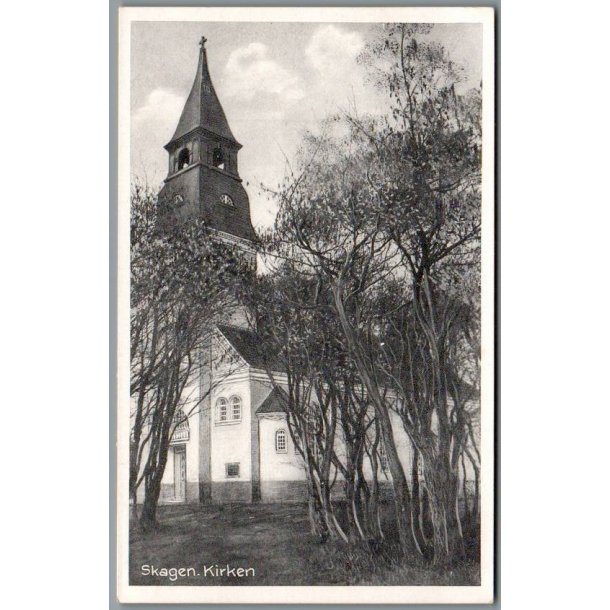 Skagen - Kirken - Postkort - Ubrugt