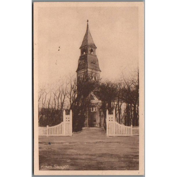 Skagen - Kirken - Postkort - Brugt