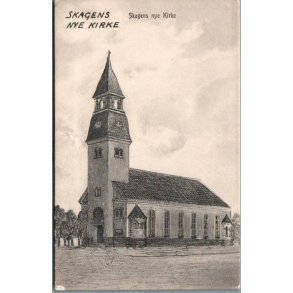Skagens nye Kirke - Postkort - Ubrugt