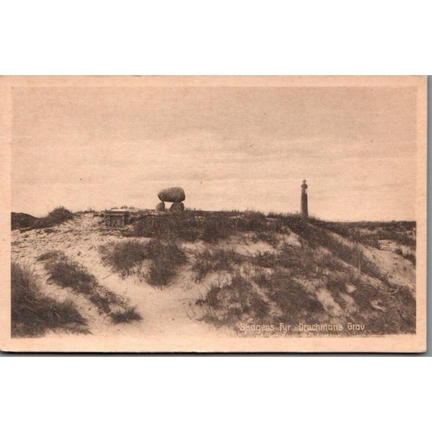 Skagen Fyr - Drachmans Grav - Postkort - Ubrugt