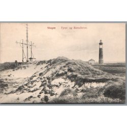 Skagen - Fyret og Semaforen - Postkort - Ubrugt