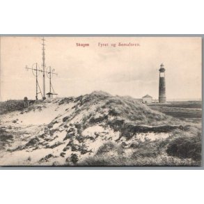 Skagen - Fyret og Semaforen - Postkort - Ubrugt