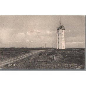 Skagen - Det gamle Fyrtaarn - Postkort - Brugt