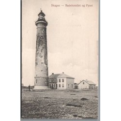 Skagen - Badehotellet og Fyret - Postkort - Ubrugt