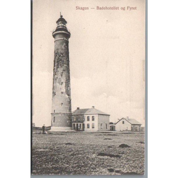Skagen - Badehotellet og Fyret - Postkort - Ubrugt