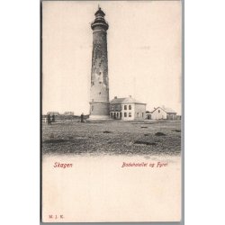 Skagen - Badehotellet og Fyret - Postkort - Ubrugt